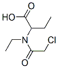 Butanoic  acid,  2-[(chloroacetyl)ethylamino]-  (9CI) Structure