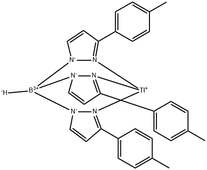 三氢(3-P-甲苯吡唑-1-基)硼酸铊盐 结构式