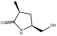 5-羟基甲基-3-甲基吡咯烷-2-酮, 138078-58-7, 结构式
