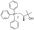 [(2R)-3-羟基-2,3-二甲基丁基]三苯基碘化物,138079-59-1,结构式