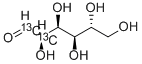 D-グルコース(1,2-13C2) 化学構造式