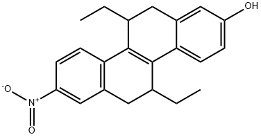 2-nitro-5,11-diethyl-5,6,11,12-tetrahydrochrysen-8-ol|