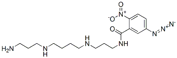 (5-azido-2-nitrobenzoyl)spermine Structure