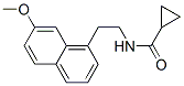 N-cyclopropylcarbonyl-2-(7-methoxy-1-naphthyl)ethylamine,138113-03-8,结构式