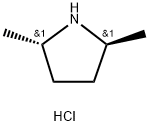 (2S,5S)-2,5-DiMethylpyrrolidine Hydrochloride Structure