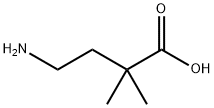 4-氨基-2,2-二甲基丁酸 结构式