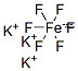 tripotassium hexafluoroferrate(3-) Structure