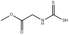 Glycine, N-(dithiocarboxy)-, 1-methyl ester (9CI) Structure