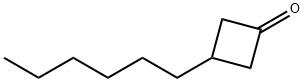 3-Hexylcyclobutanone Struktur