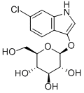 6-CHLORO-3-INDOLYL-BETA-D-GALACTOPYRANOSIDE Struktur