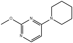 2-甲氧基-4-(哌啶-1-基)嘧啶, 1381944-24-6, 结构式