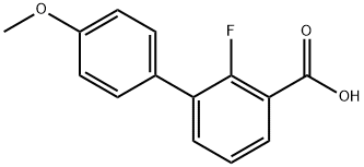 2-Fluoro-3-(4-Methoxyphenyl)benzoic acid,1381944-28-0,结构式