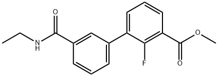 Methyl 3-[3-(ethylcarbaMoyl)phenyl]-2-fluorobenzoate