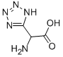 (RS)-(四唑-5-基)甘氨酸 结构式