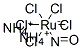 diammonium pentachloronitrosylruthenate 化学構造式