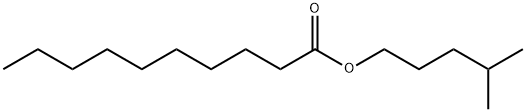 デカン酸4-メチルペンチル 化学構造式