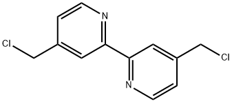 4,4'-ビス(クロロメチル)-2,2'-ビピリジル 化学構造式