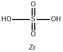 硫酸ジルコニウム(II) 化学構造式