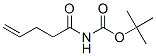 Carbamic acid, (1-oxo-4-pentenyl)-, 1,1-dimethylethyl ester (9CI) Structure