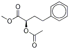 (αR)-Acetyloxybenzenebutanoic Acid Methyl Ester Structure