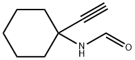 Formamide, N-(1-ethynylcyclohexyl)- (9CI) 结构式