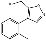 5-(HydroxyMethyl)-4-(o-tolyl)isoxazole 化学構造式