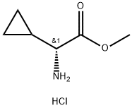 R-Cyclopropylglycine Methyl ester hydrochloride Struktur
