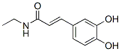2-Propenamide, 3-(3,4-dihydroxyphenyl)-N-ethyl-, (2E)- (9CI) 结构式