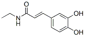 2-Propenamide, 3-(3,4-dihydroxyphenyl)-N-ethyl-, (2E)- (9CI),138343-04-1,结构式