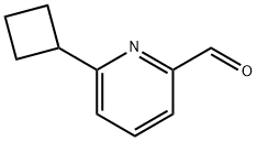 6-cyclobutylpicolinaldehyde 化学構造式