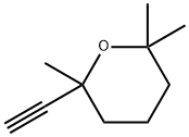 2-ethynyltetrahydro-2,6,6-trimethyl-2H-pyran Structure