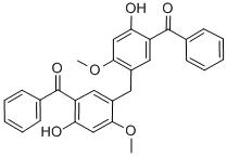 5,5'-亚甲基双(2-羟基-4-甲氧基二苯甲酮) 结构式