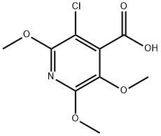 3-Chloro-2,5,6-trimethoxyisonicotinic acid Structure