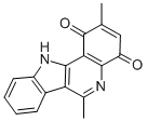 2,6-Dimethyl-1H-indolo(3,2-c)quinoline-1,4(11H)-dione,138380-46-8,结构式