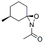 1-Oxa-2-azaspiro[2.5]octane, 2-acetyl-5-methyl-, (3R-cis)- (9CI),138385-69-0,结构式