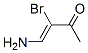 3-Buten-2-one,  4-amino-3-bromo- Structure