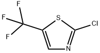 2-CHLORO-5-(TRIFLUOROMETHYL)THIAZOLE 结构式