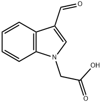 N-Acetic acid-indole-3-carboxaldehyde Structure