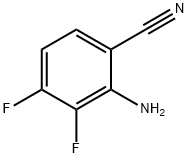 6-Cyano-2,3-difluoroaniline, 3,4-Difluoroanthranilonitrile Struktur