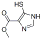 1H-Imidazole-4-carboxylicacid,5-mercapto-,methylester(9CI),138428-69-0,结构式