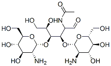 N-[(2R,3R,4S,5R)-3,4-bis[[(2R,3R,4R,5S,6R)-3-amino-4,5-dihydroxy-6-(hy droxymethyl)oxan-2-yl]oxy]-5,6-dihydroxy-1-oxo-hexan-2-yl]acetamide Structure