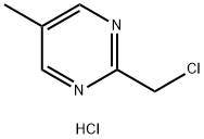 Pyrimidine, 2-(chloromethyl)-5-methyl-, hydrochloride (1:1) Structure