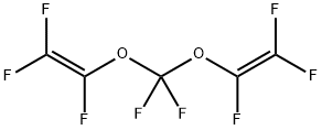 1,1'-[(difluoromethylene)bis(oxy)]bis[1,2,2-trifluoroethylene] Struktur