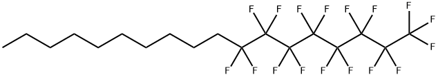1-(パーフルオロ-N-オクチル)デカン 化学構造式