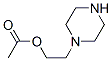 1-Piperazineethanol,acetate(ester)(8CI,9CI),13849-30-4,结构式