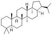 (17α)-ホパン 化学構造式