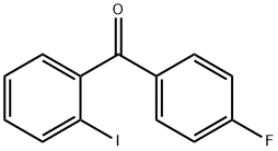 4-フルオロ-2'-ヨードベンゾフェノン 化学構造式