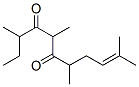 3,5,7,10-tetramethylundec-9-ene-4,6-dione Structure