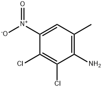 2,3-Dichloro-6-methyl-4-nitroaniline,13852-56-7,结构式