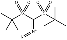ビス(T-ブチルスルホニル)ジアゾメタン 化学構造式